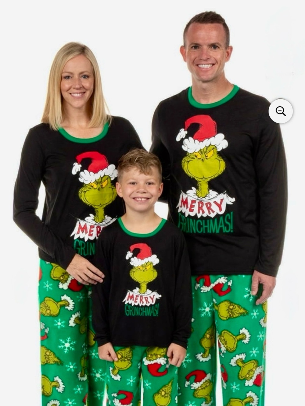 Men’s Black and Green Grinch Pajama Set - Merry Grinchmas